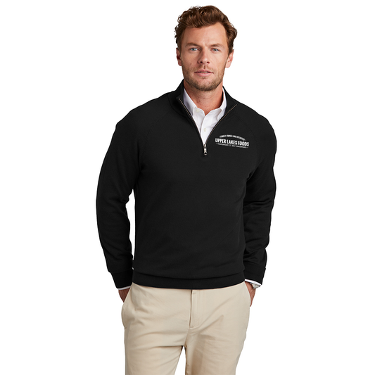 Brooks Brothers® Cotton Stretch 1/4-Zip Sweater