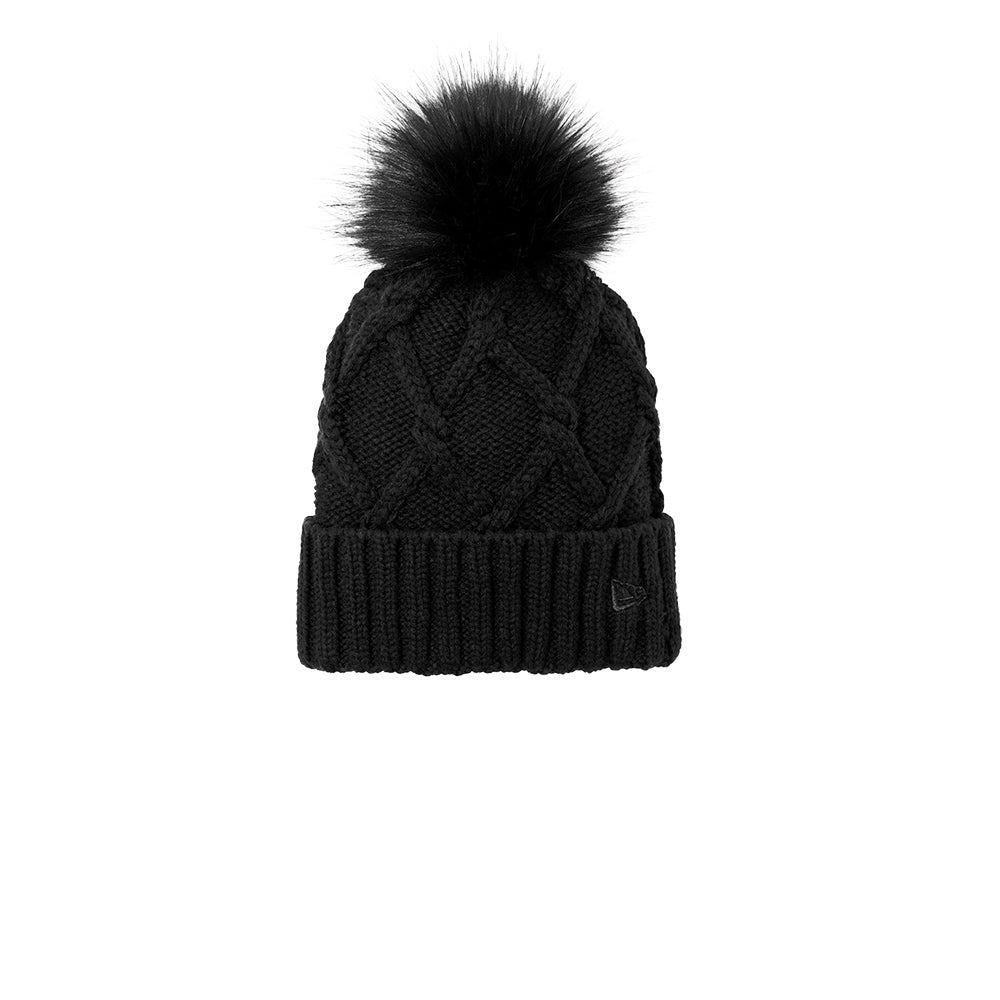 New Era ® Faux Fur Pom Beanie