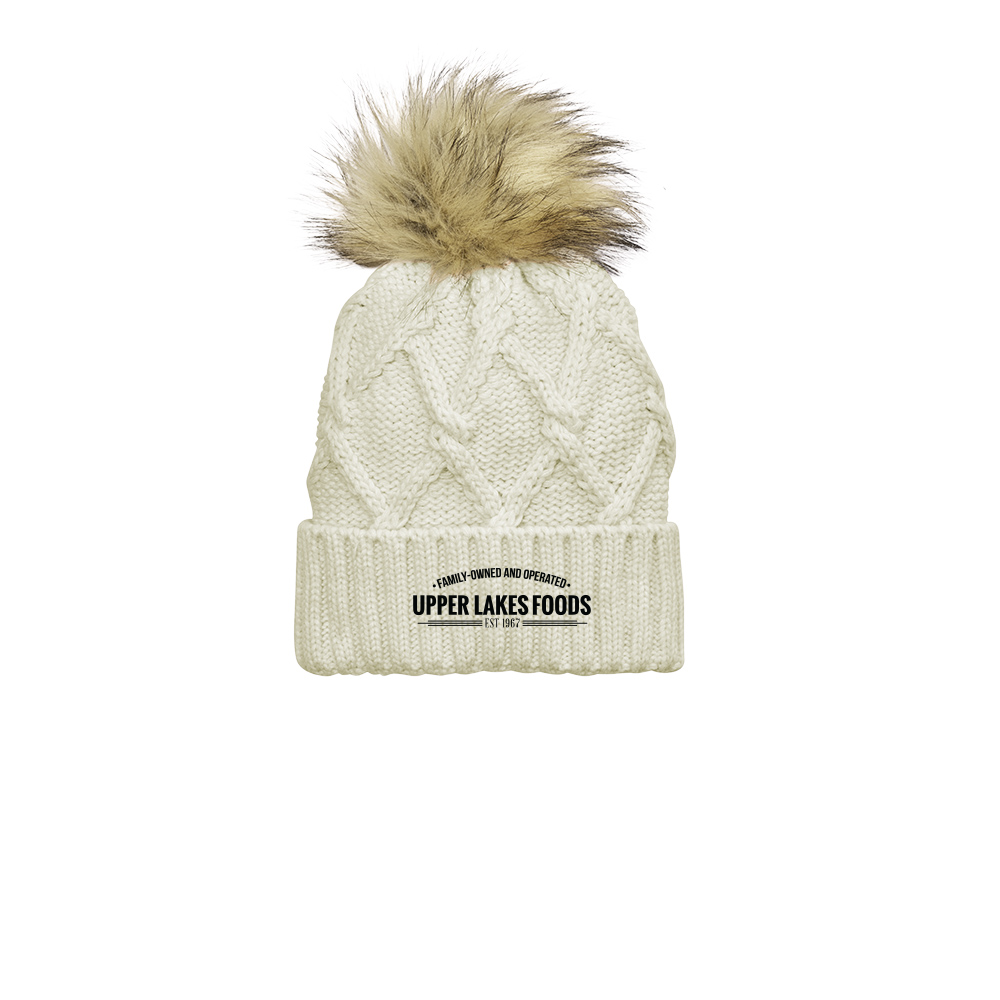 New Era ® Faux Fur Pom Beanie